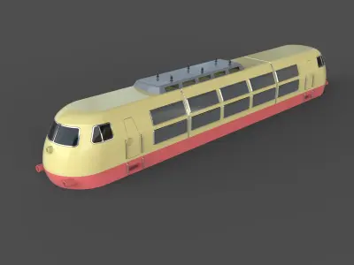 DB class 103 Baureihe locomotive 3D print model