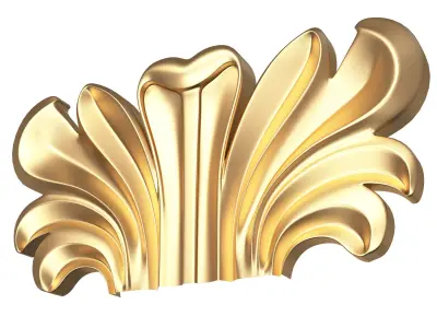 Carved Corbel 01 Low-poly 3D model