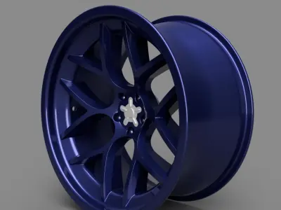 car rim 3D model 30