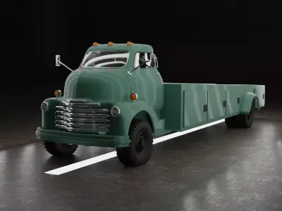 CHEVROLET COE TRUCK 1949 V2 3D print model
