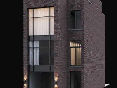 Modern house 07 3D model