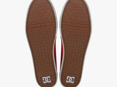 DC Shoes - Flash TX - Red Low-poly 3D model