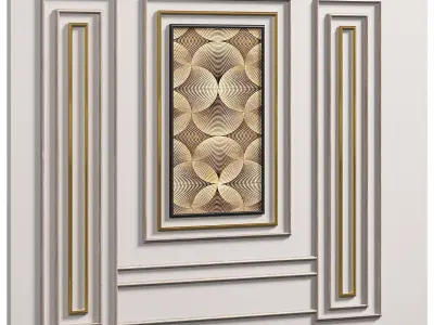 Panel  3D model 4