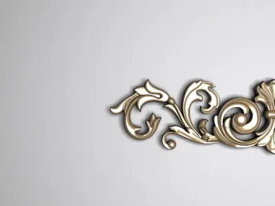 Carved decor 3 3D model