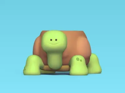 Turtle Pot 3D print model