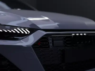 The Audi RS6 2020  3D model