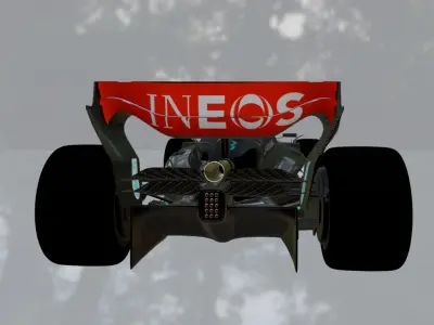 Mercedes AMG Petronas Formula 1 special for Lewis Hamilton  3D model