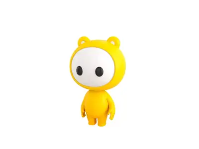 Character264 Rigged Mascot 3D model