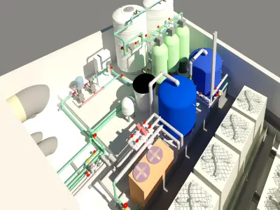 WATER SUPLLY SYSTEM 3D model