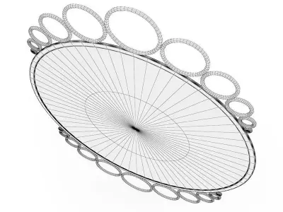 Round Mirror 3D model