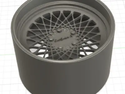 TSW Vale Wheels with Tires and Brakes for 3D Print 3D print model