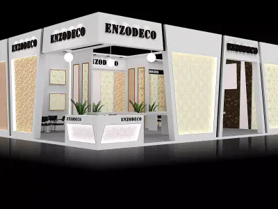 Booth - Area - 12X9-3DMAX2009-05 3D model