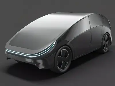Electric Car 3D model