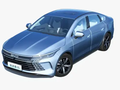 2024 BYD King DM-i With interior 3D model