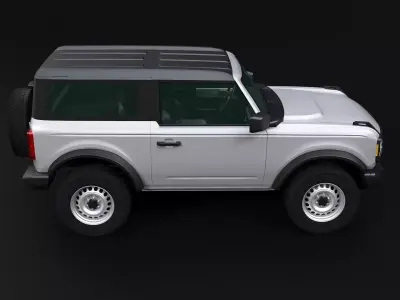 Bronco 2-Door 2022 Base 3D model