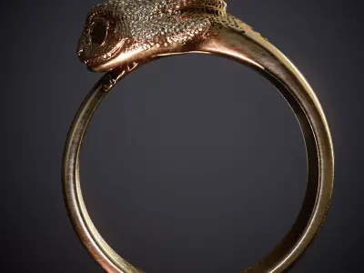 ring dragon 3D print model