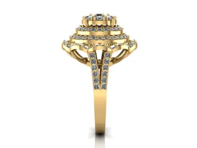 Dimon ring woman 3d model 3D print model