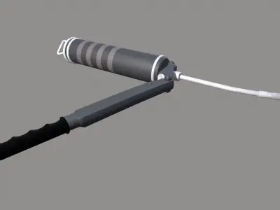 Grease Gun Low-poly 3D model