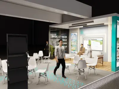 Exhibition stand  3D model