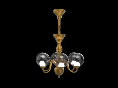 ceiling  light Low-poly 3D model