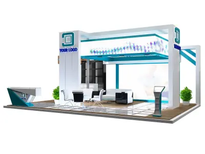 Booth Exhibition Stand a99 3D model