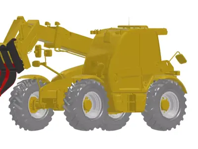 Telehandler 3D model