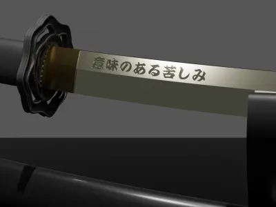 Ronin Katana With Stand 3D print model