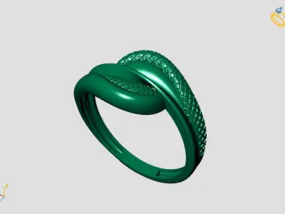 Women Plain Ring STL Models Womens Ring 3dmodels 3D print model 3D print model 9