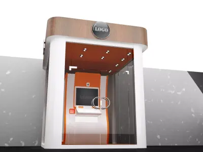 Booth Exhibition Stand a549b  3D model