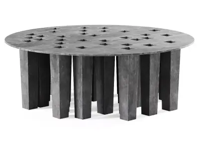 Oliver Gustav round coffee table 3D model