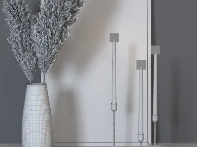 Decorative set 02 3D model