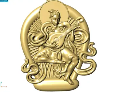 Necklaces Buddha 3D print model