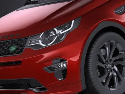 Land Rover Discovery Sport Dynamic 2017 VRAY 3D model
