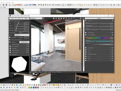 Waiting Room 3D model