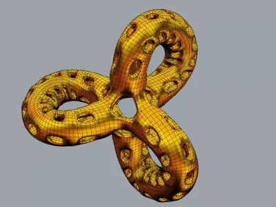 Infinity golden spiral Free 3D print model