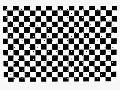 Decorative wall yellow panel 3D model