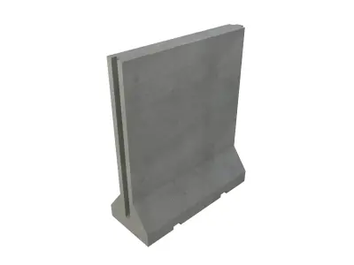 Concrete Barrier-2 3D model