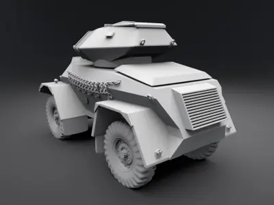 Australian Rhino Scale model 3D print model