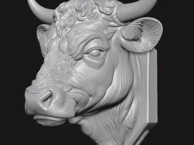 cattle 3D print model