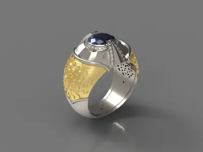 MAN RING N - 231 3D print model