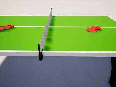 table tennis 3D model