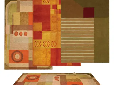 Rugs No 119 Low-poly 3D model