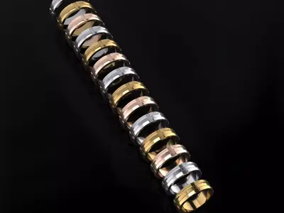 Wedding Band Collection 47 - 60 size 3D print model