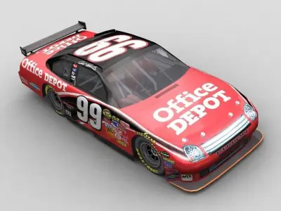 Game Ready NASCAR COT Set 3D model