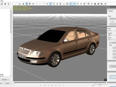 OCTAVIA - 3DS - FBX - OBJ - iProp - ICLONE 7  3D model