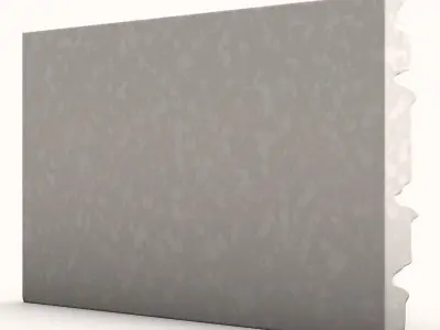 Random Stone Wall Construction Mesh 3D model