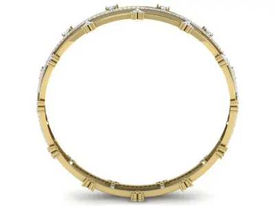 Bangle Bracelet 3dm render detail 3D print model