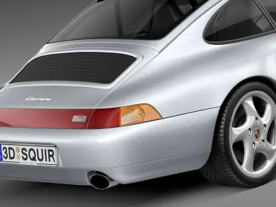 Porsche 911 993 Carrera 1994-1997 3D model
