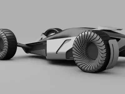 sci-fi vehicle  3D model