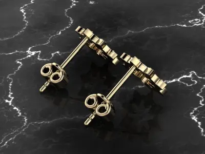 Jewelry Earring 3D print model